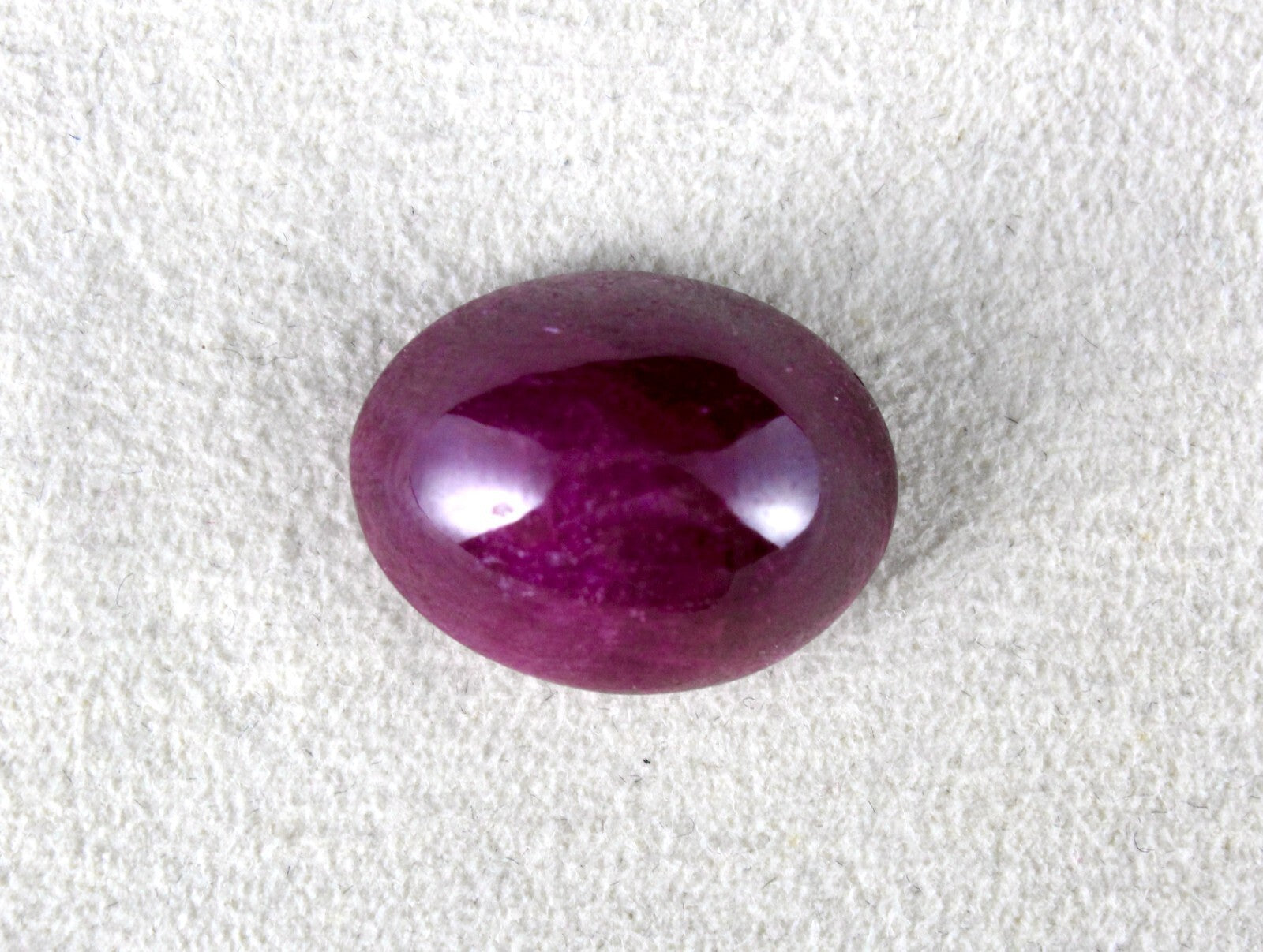 Certified Natural Ruby Oval Cabochon 22.91ct Sterling Silver Gemstone Pendant
