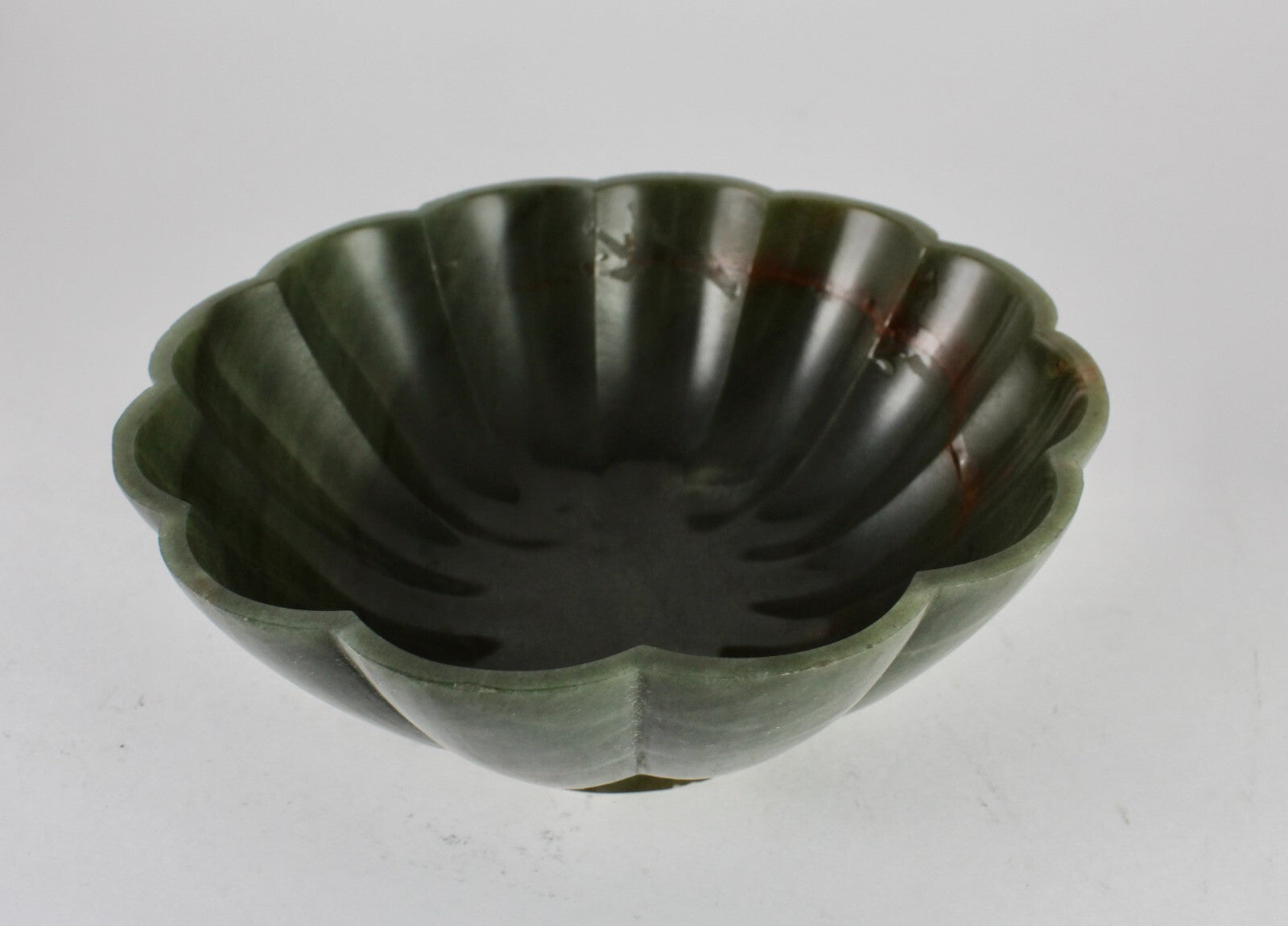 Natural Green Agate 2320ct Carved Gemstone Bowl Round For Home Decor