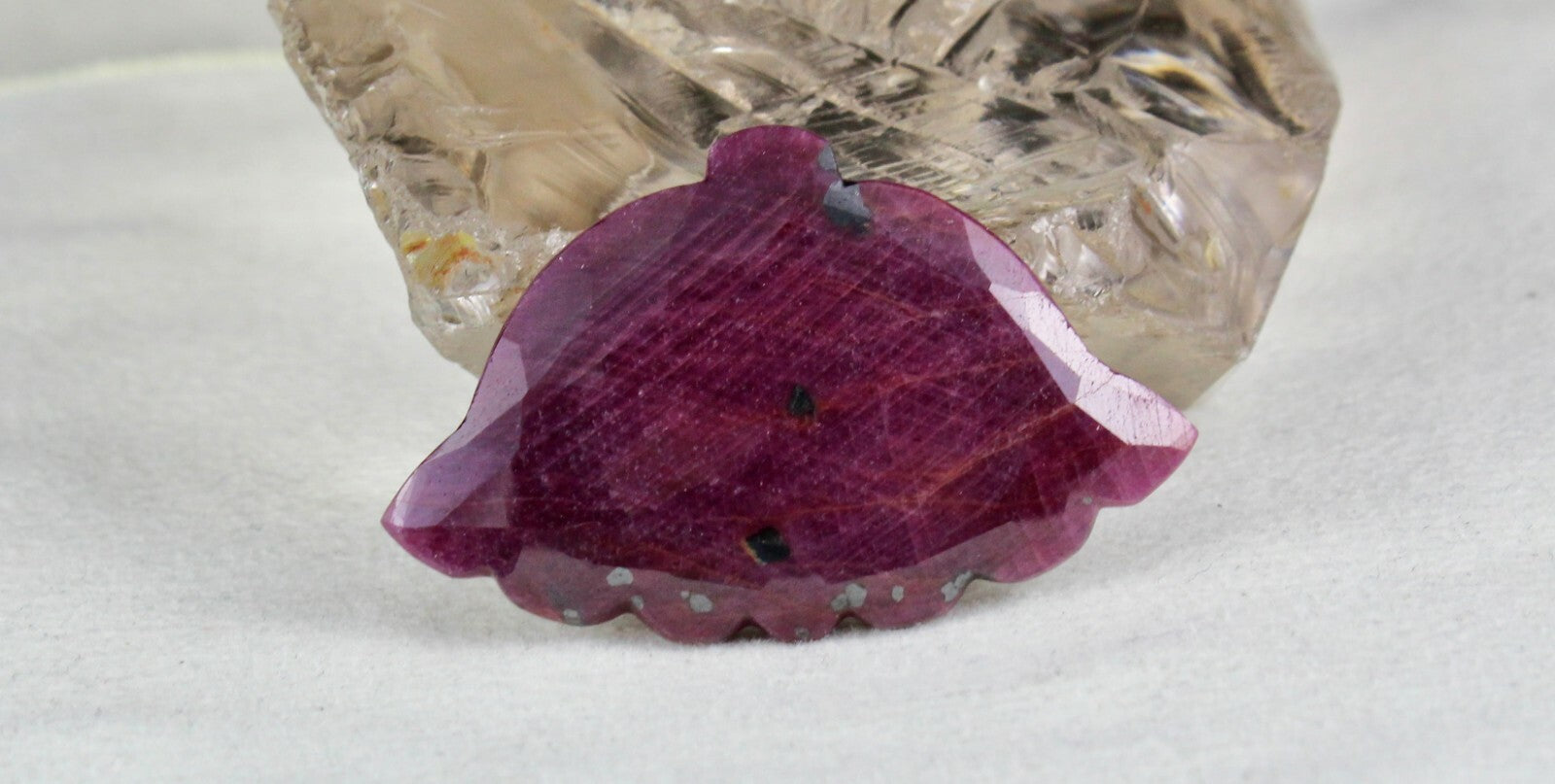 Unheated Natural Ruby Cabochon 89 Ct Loose Red Gemstone Designer Pendant