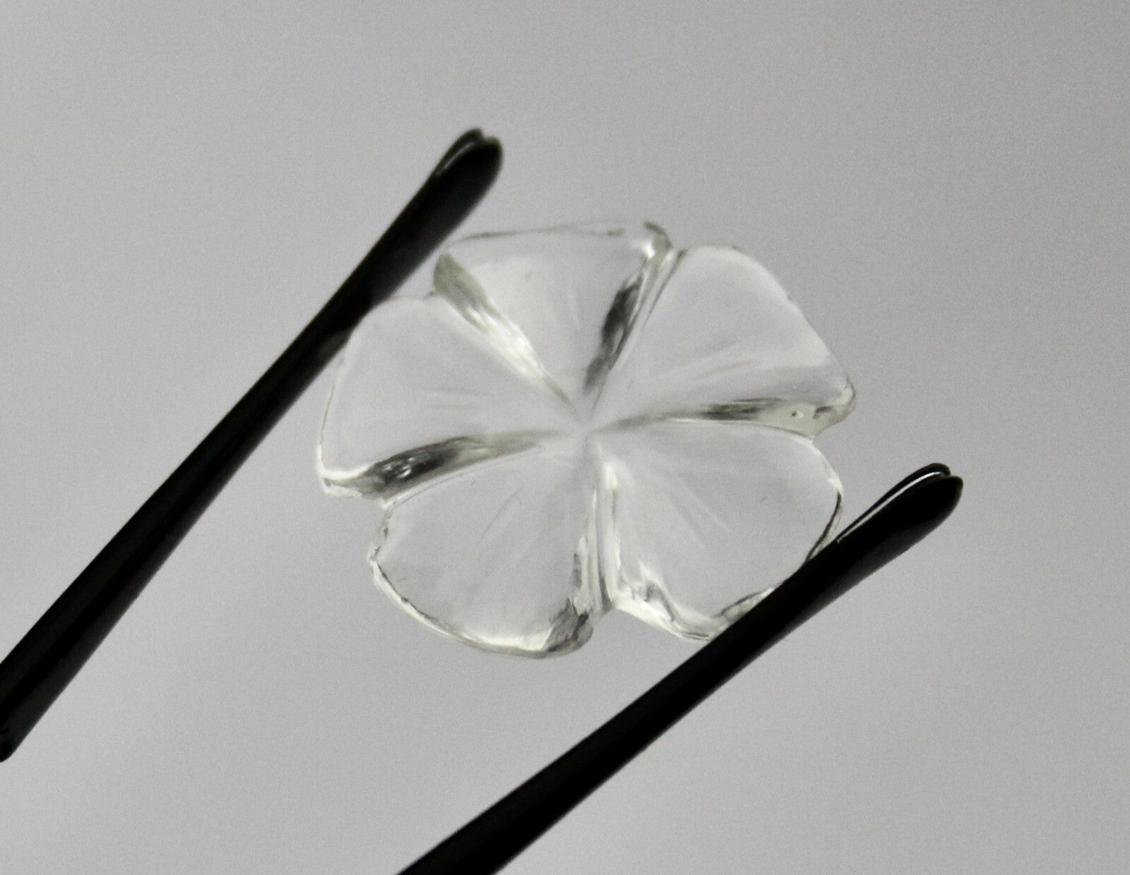 Natural Rock Crystal Quartz Flower Set 164 Ct Gemstone 11 Pcs Designing