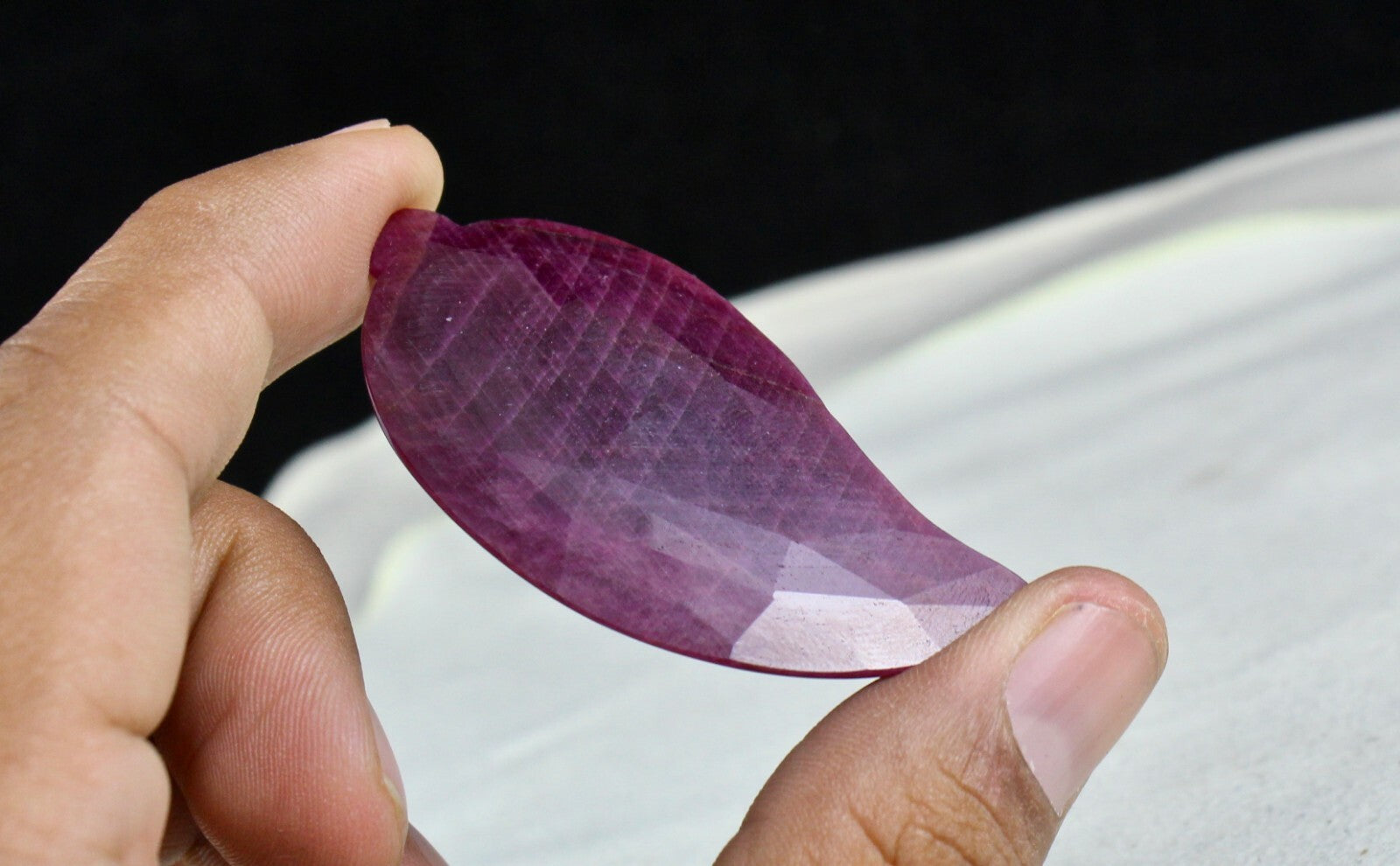 Unheated Natural Ruby Cabochon 93 Ct Loose Gemstone For Designing Pendant