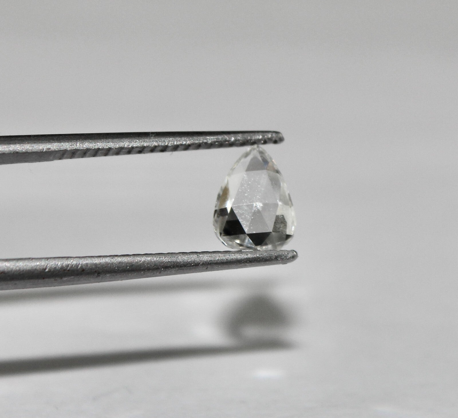 Natural Rose Cut Diamond 2.92 Ct Pear Loose Stone Certified Earring Set