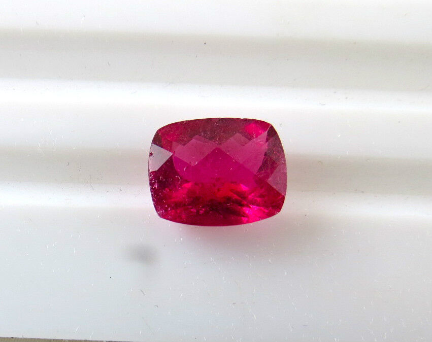 NATURAL RUBELLITE PINK TOURMALINE CUSHION CUT 4.24 CARATS GEMSTONE FOR RING