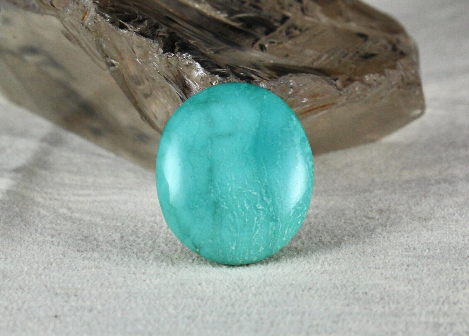 NATURAL TURQUOISE CAB OVAL 27x23 MM 36.90 CARATS GEMSTONE RING PENDANT DESIGNING