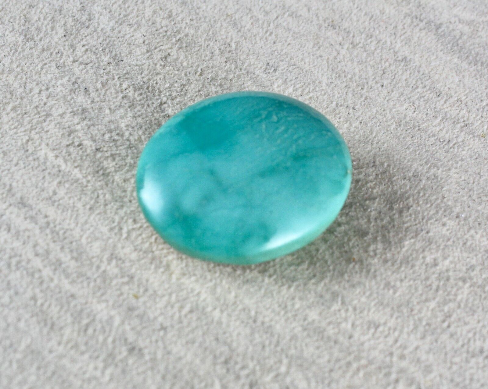 NATURAL TURQUOISE CAB OVAL 27x23 MM 36.90 CARATS GEMSTONE RING PENDANT DESIGNING