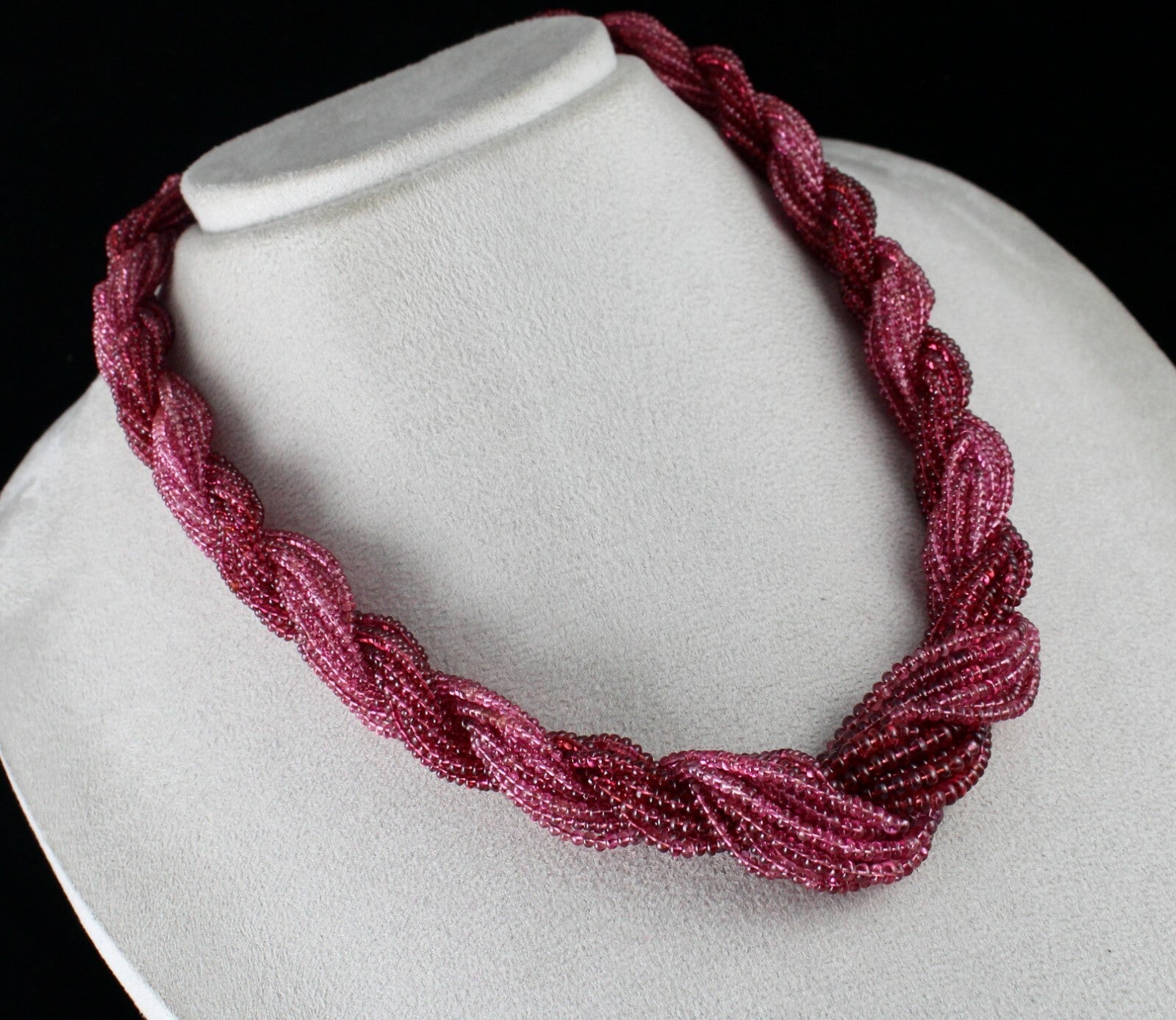 Certified Natural Spinel Beads Round 640 Ct Gemstone Party Necklace 20 L