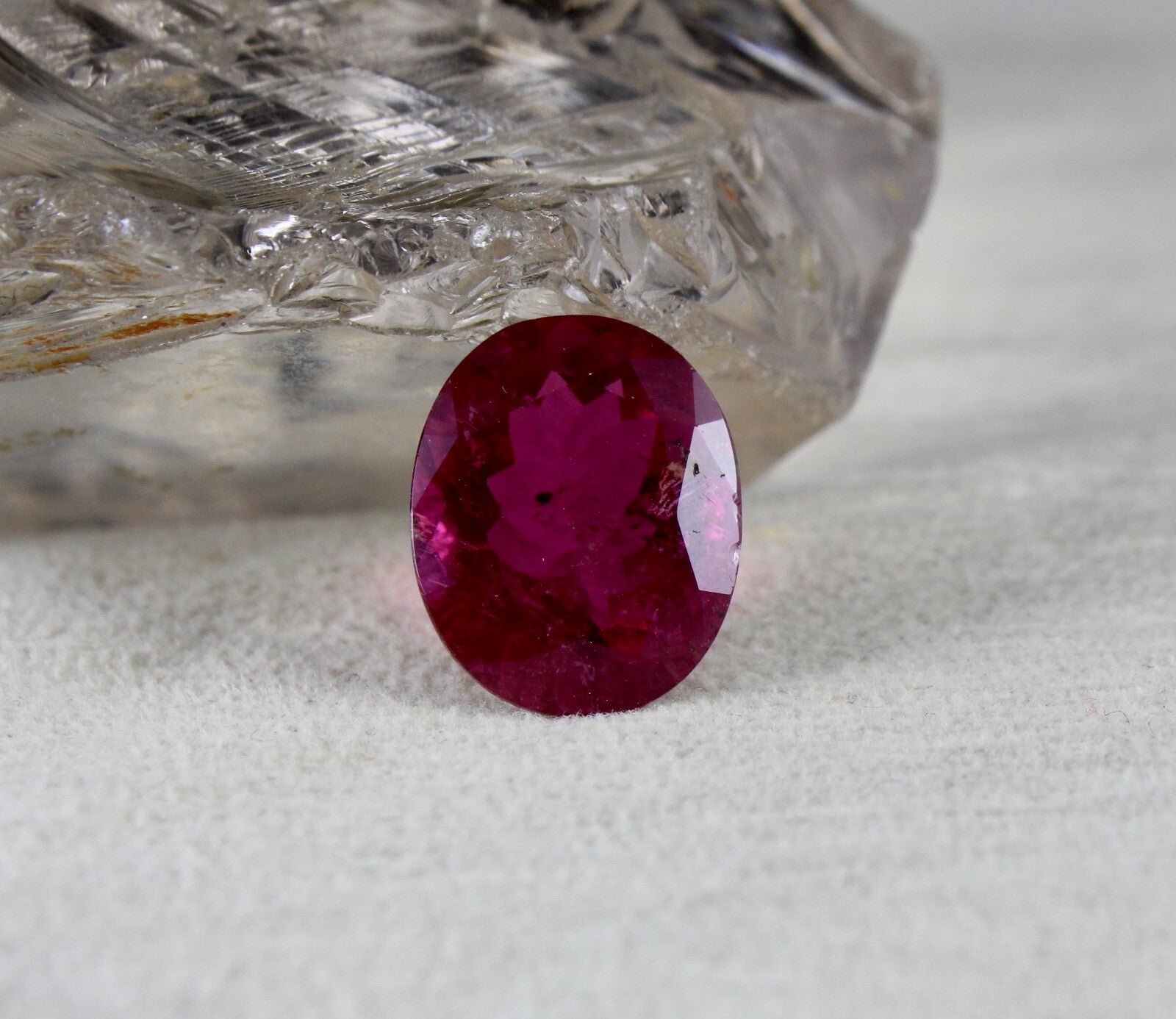 Certified Natural Pink Tourmaline Rubellite 12.81ct Gemstone Ring Pendant