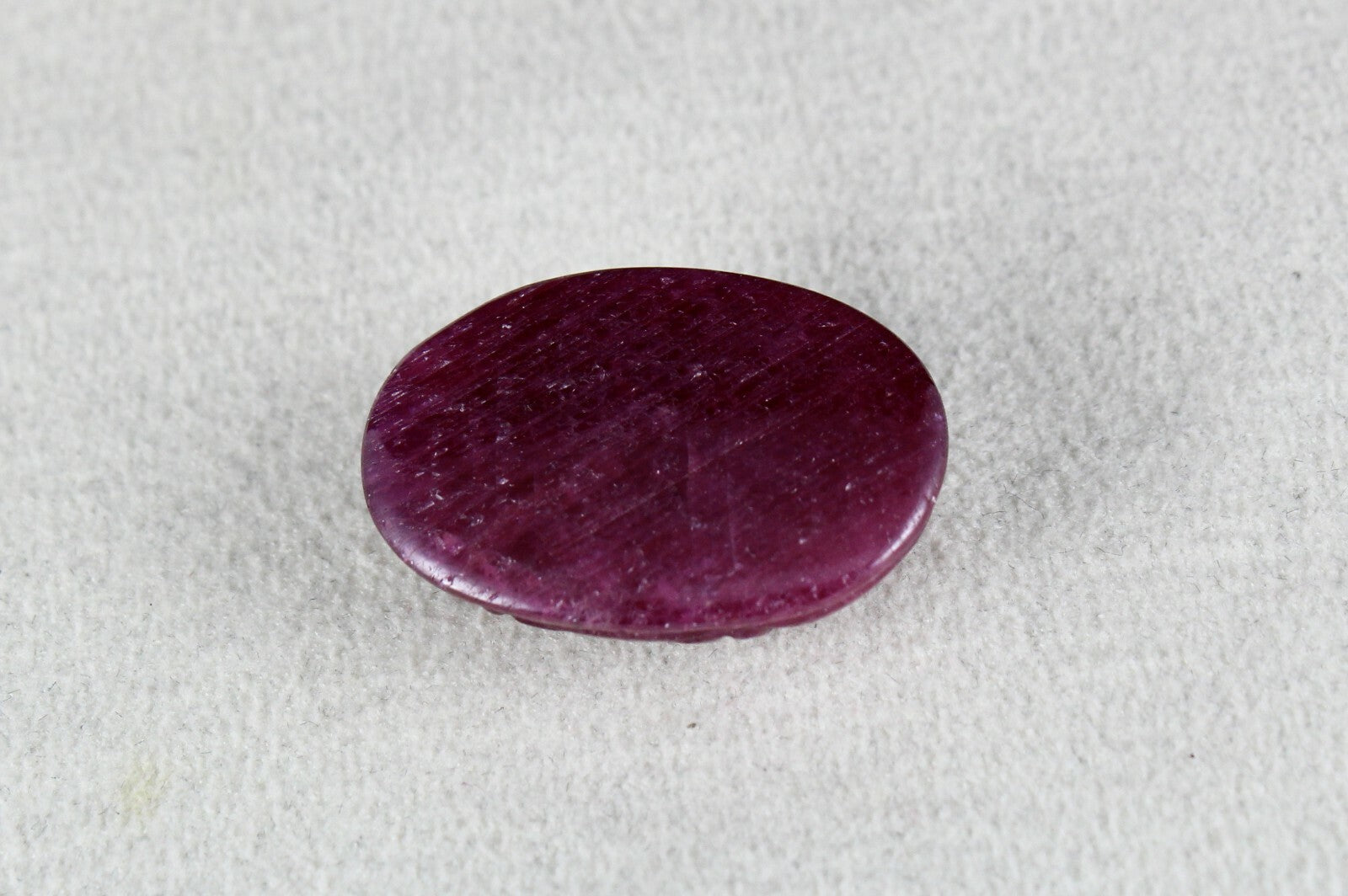 Certified Natural Ruby 45.57ct Carved Oval 26mm Loose Gemstone Pendant Ring