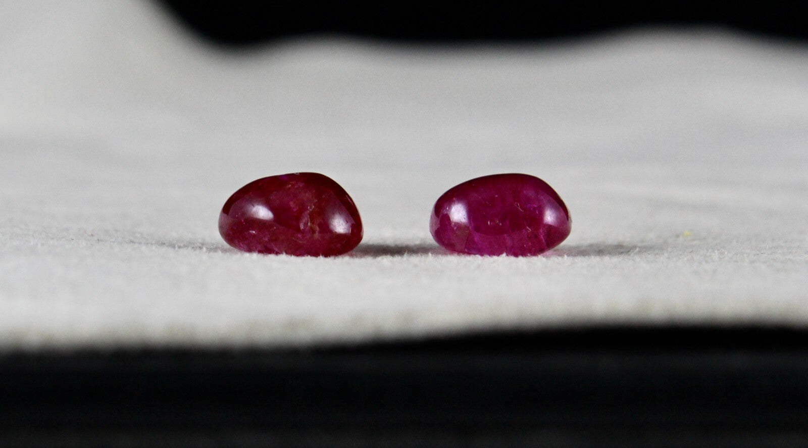 Certified Natural Burmese Ruby 10.48 Ct Fancy Cabochon Gemstone Earring Pair