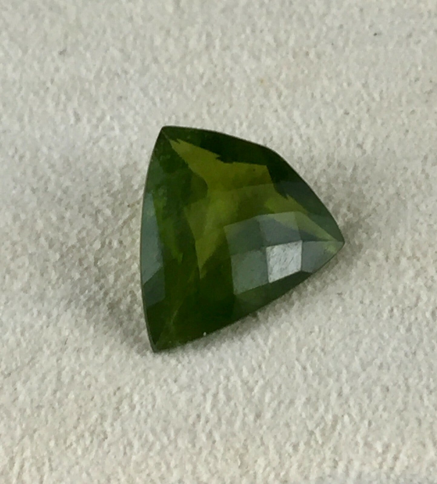 Natural Green Vesuvianite Idocrase 8.24 Ct Gemstone Fancy Cut Ring Pendant Stone