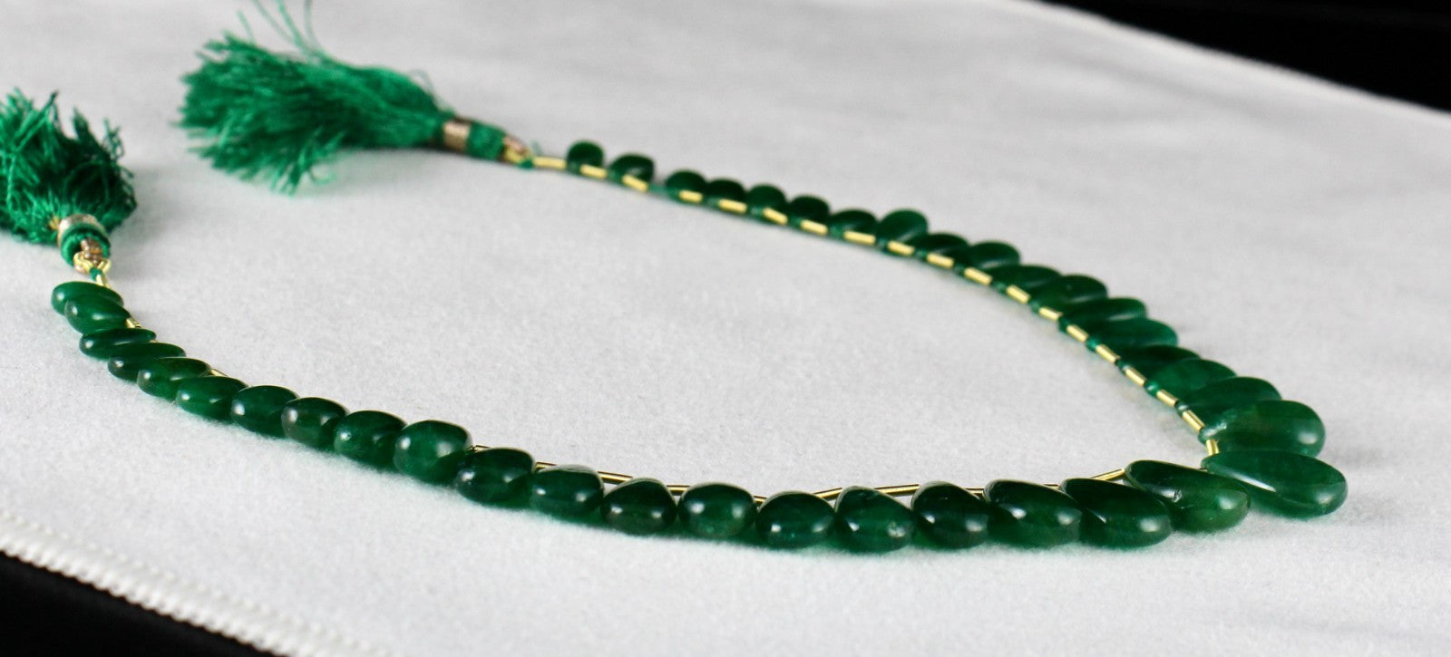 Certified Natural Emerald Teardrop Necklace 94.58 Ct Hanging Gemstone Designing