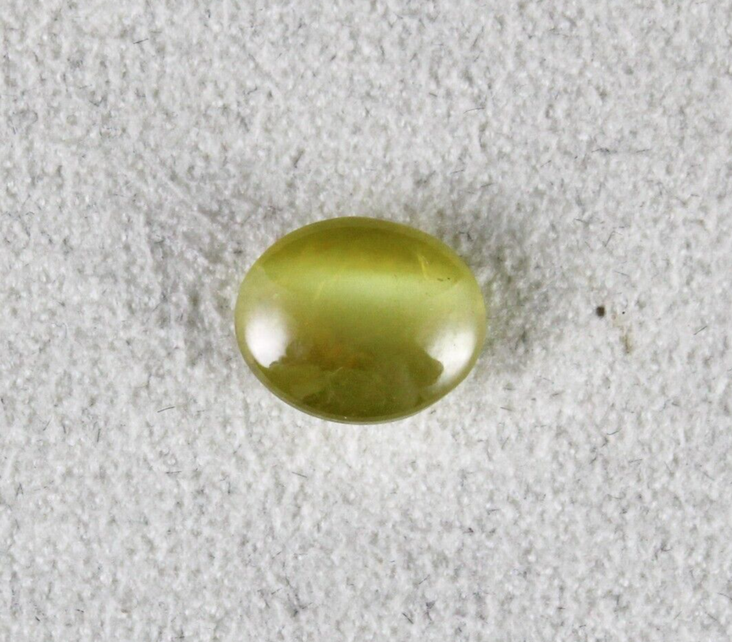 Certified Natural Chrysoberyl Cat's Eye Cabochon 2.51 Ct Gem For Ring Pendant