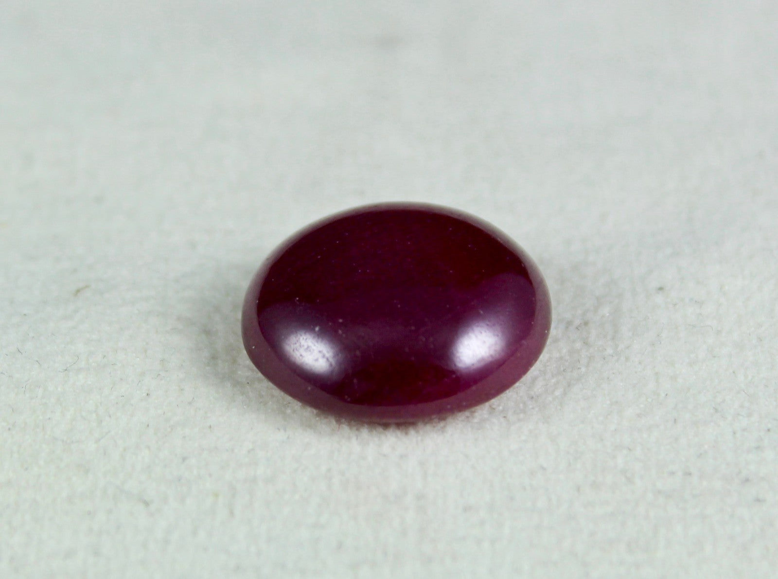 Certified Natural Ruby Round Cabochon 33 Ct Gemstone For Pendant Ring Design