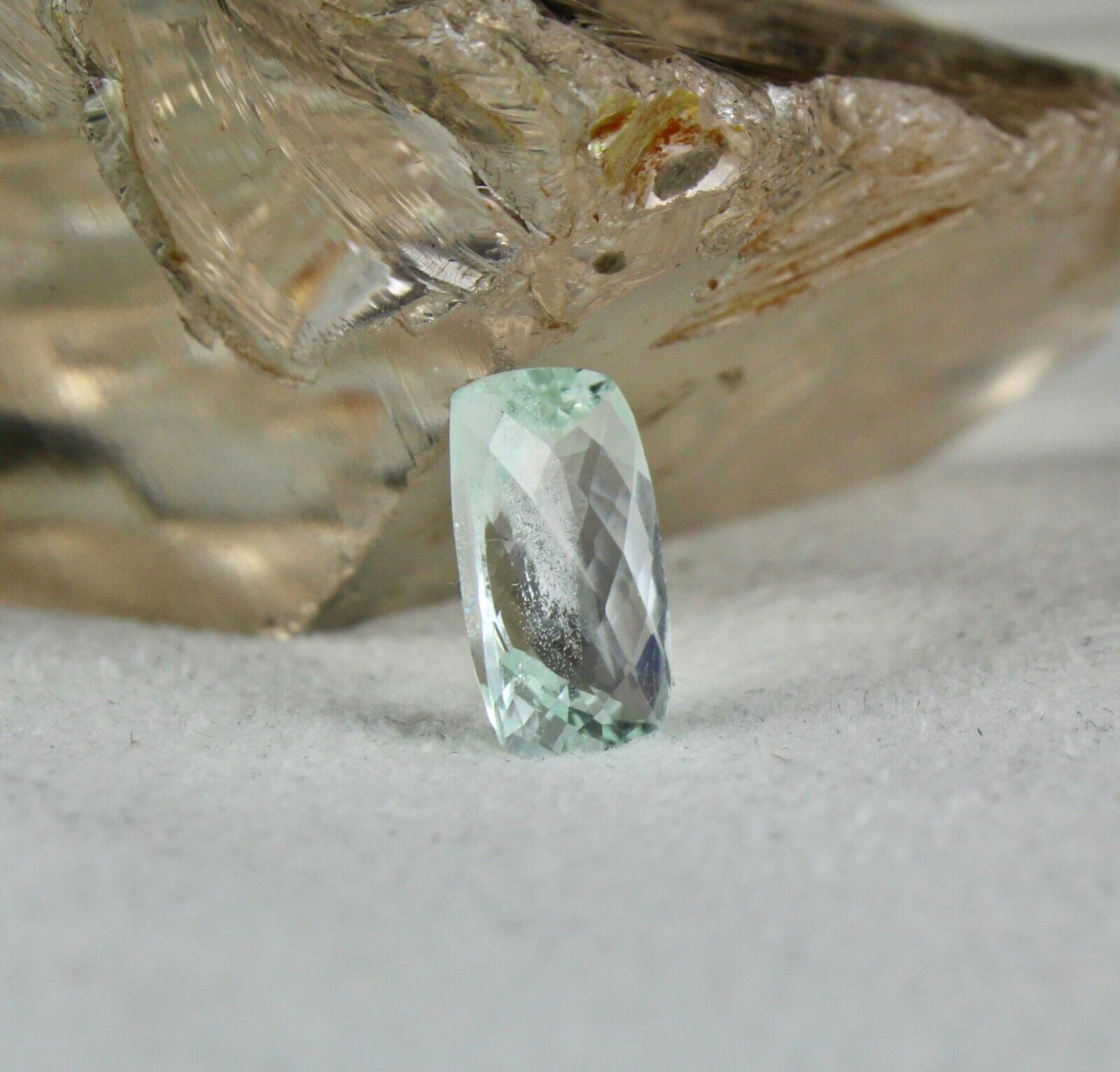UNIQUE NATURAL BLUE AQUAMARINE CUSHION CUT 5.62 CARATS GEMSTONE FOR RING PENDANT