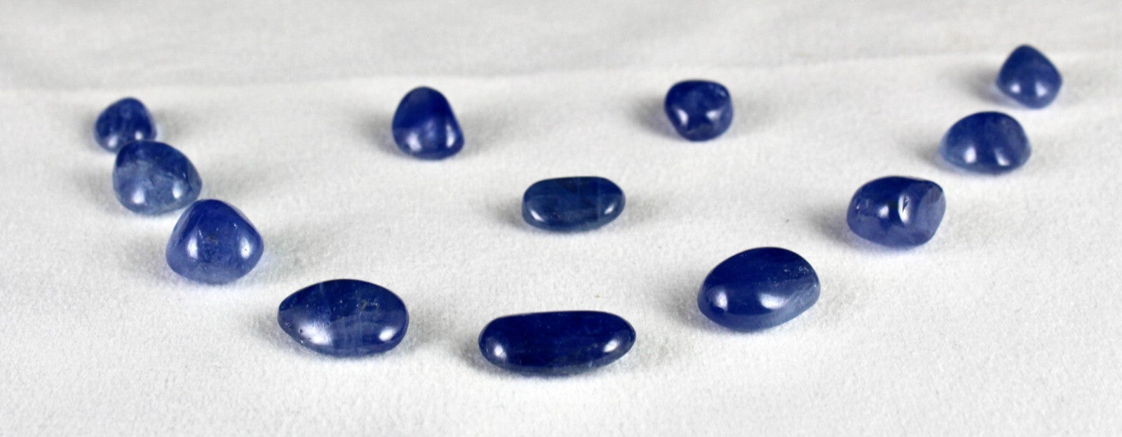 Certified Natural Blue Sapphire Cabochon 156.87 Ct Gemstone Set 12 Pc