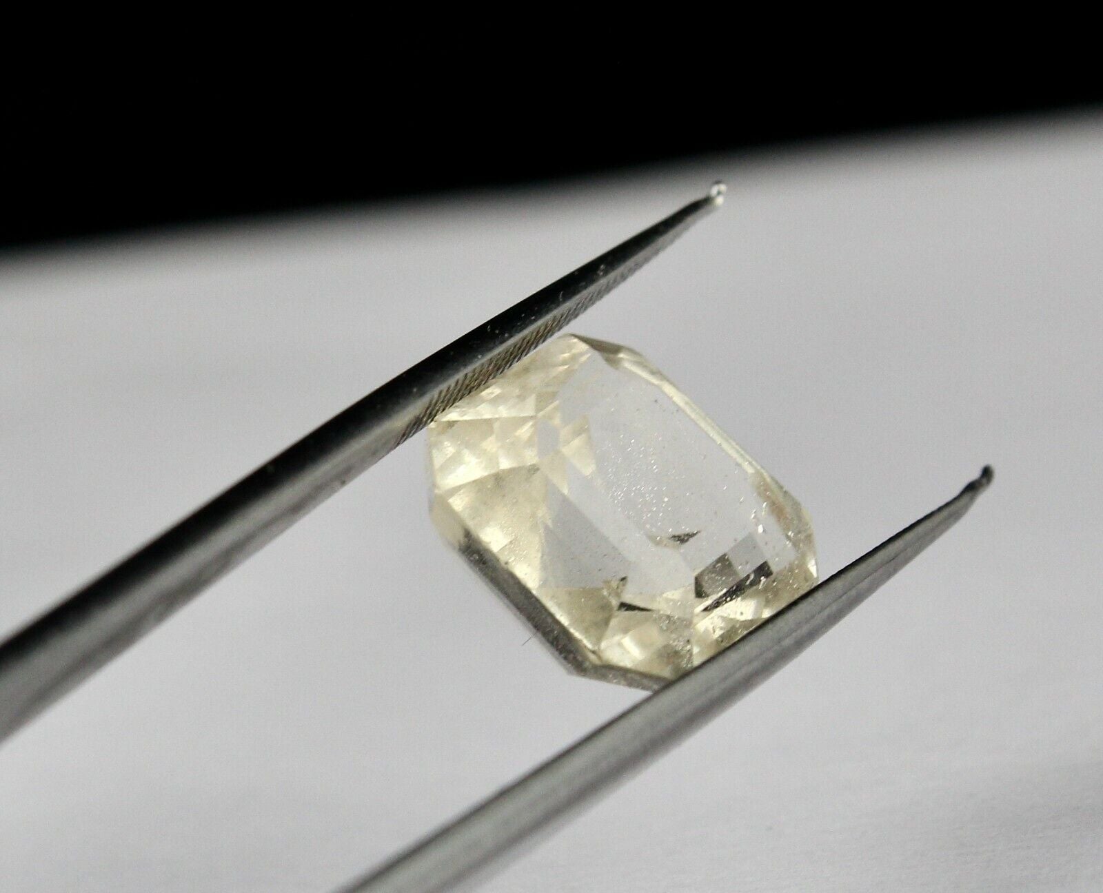 NATURAL UNHEATED YELLOW SAPPHIRE OCTAGON CUT 10.70 CARATS GEMSTONE RING PENDANT