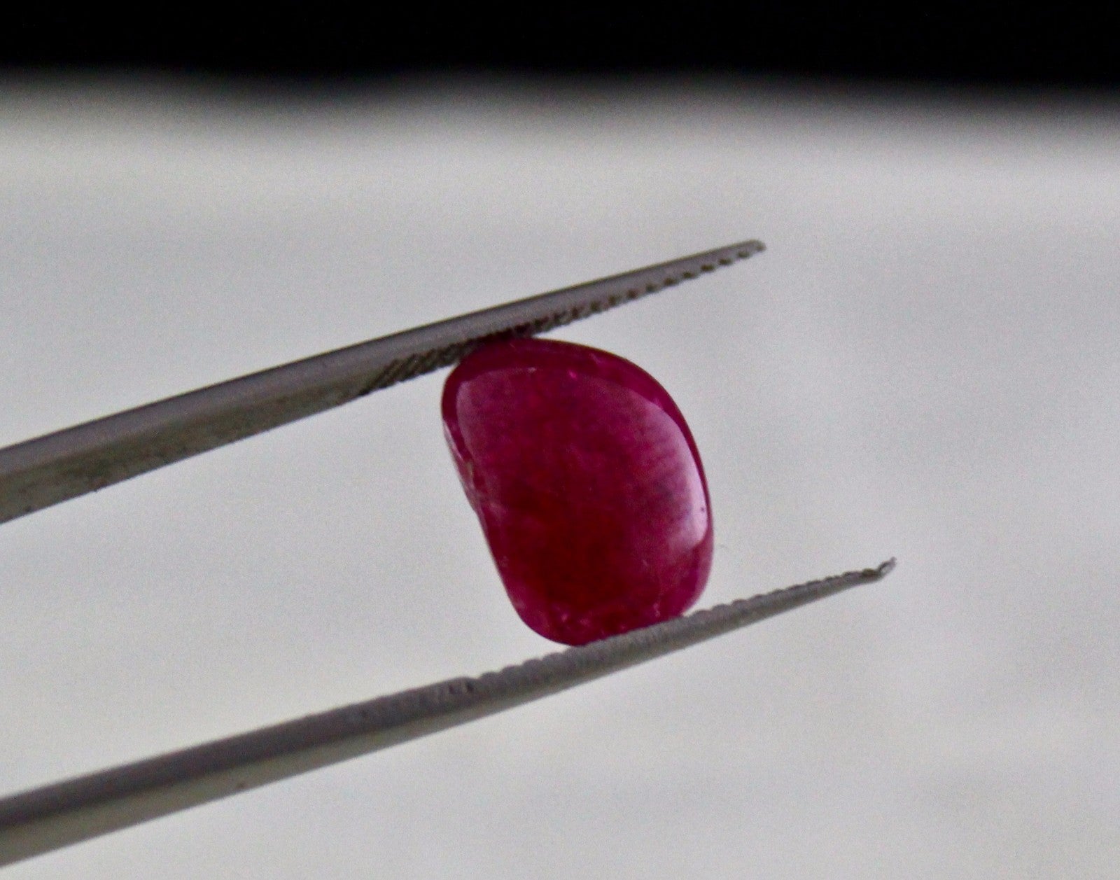 Certified Natural Burma Ruby 8.56 Ct Rectangle Cabochon Gemstone Ring Pendant