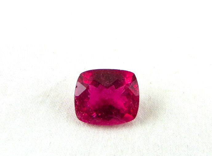 NATURAL RUBELLITE PINK TOURMALINE CUSHION CUT 4.24 CARATS GEMSTONE FOR RING