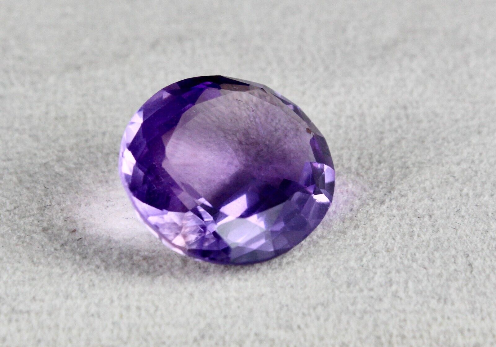 Natural Amethyst Oval Cut Gemstone 24x20mm 28.10 Cts Designing Pendant Ring