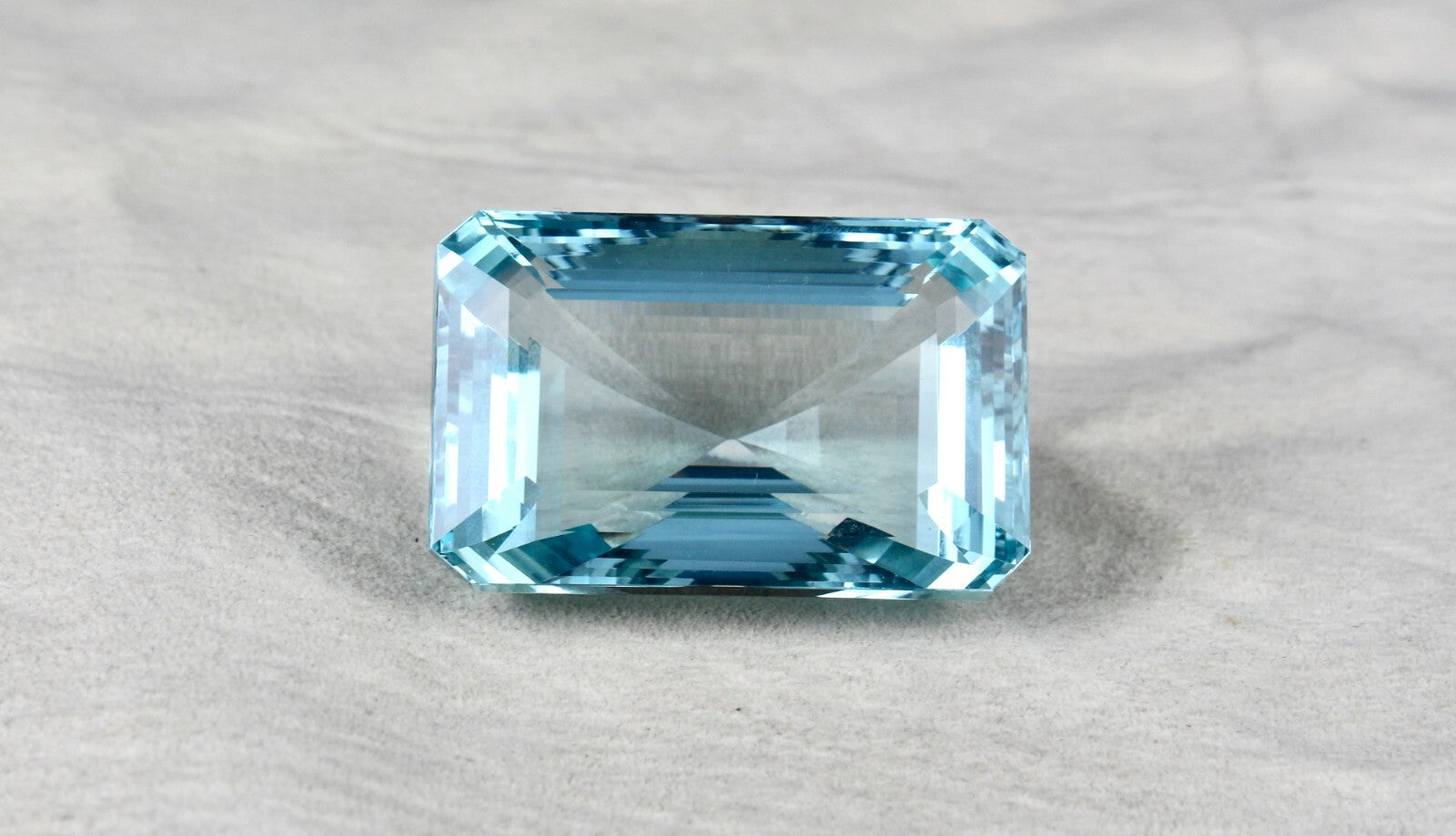 Certified Sky Blue Topaz 382 Ct Octagon 47x30mm Semi Precious Gemstone Pendant