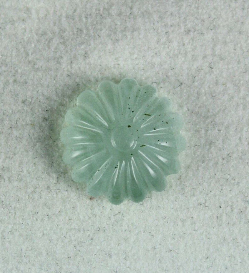 Natural Blue Aquamarine 10.72ct Carved Gemstone For Pendant Ring