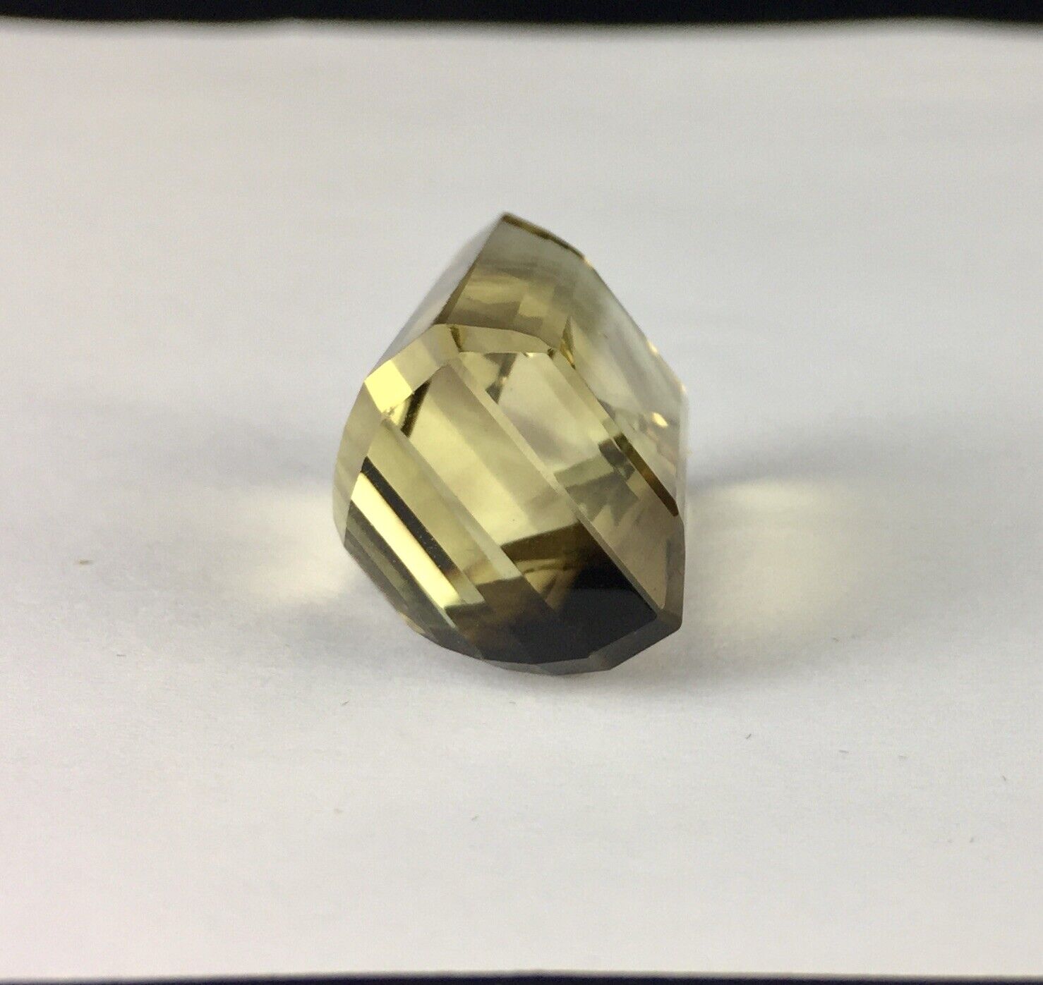 Natural Lemon Smoky Quartz Octagon Cut 30 x 19 mm 81.18 Cts Big Gemstone Pendant