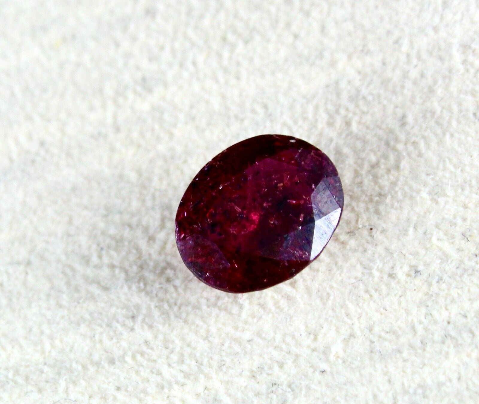 NATURAL RED UNTREATED RUBY OVAL CUT 5.38 CARATS ASTROLOGY GEMSTONE RING PENDANT