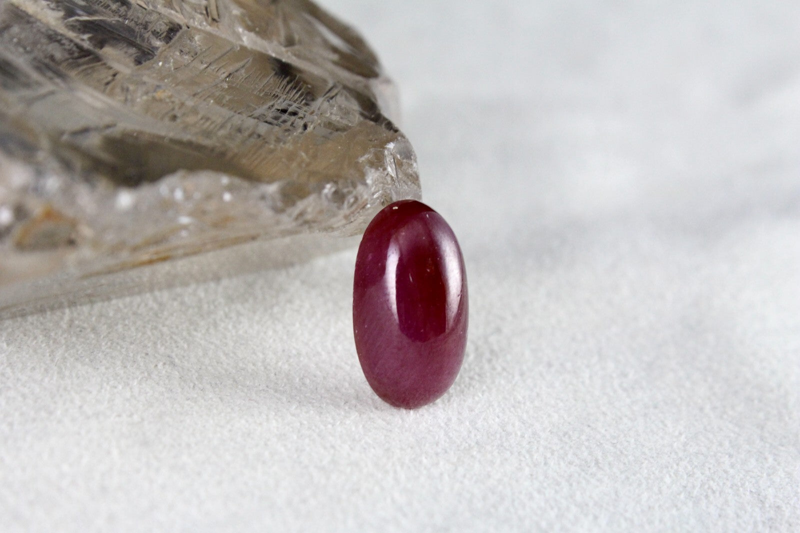 Certified Natural Ruby Oval Cabochon 13.08 Ct Gemstone Ring Pendant