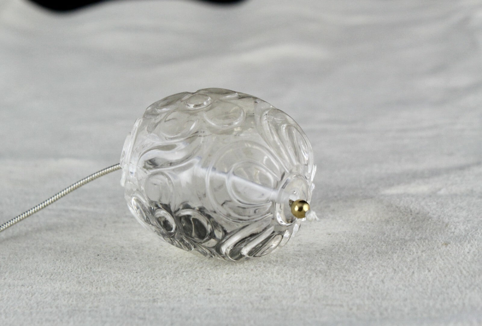 Natural Rock Crystal Quartz 260 Ct Carved Oval Bead Gemstone Set Designing