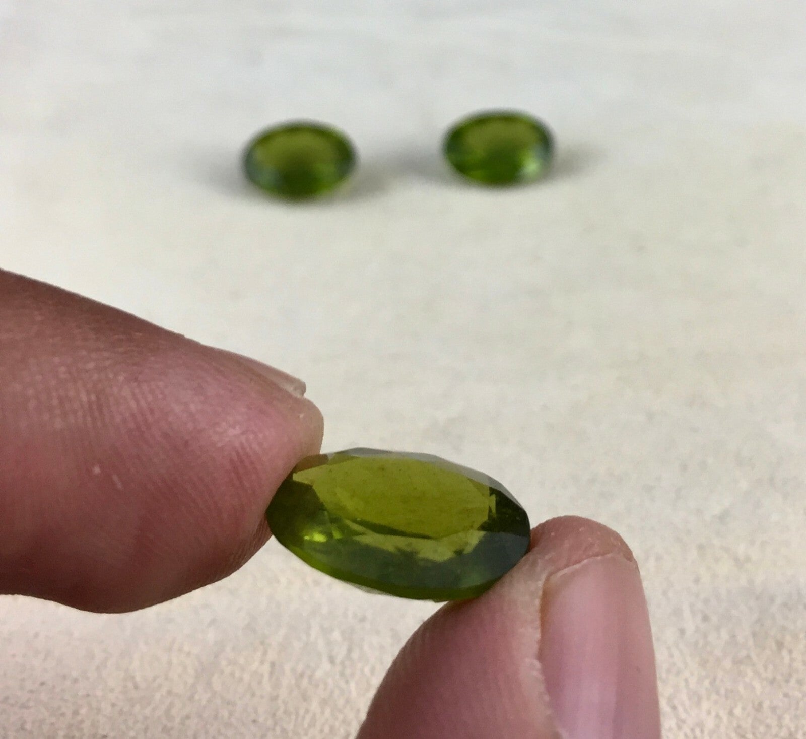 Natural Green Vesuvianite Idocrase Oval 17.29 Cts Gem For Ring Pendant