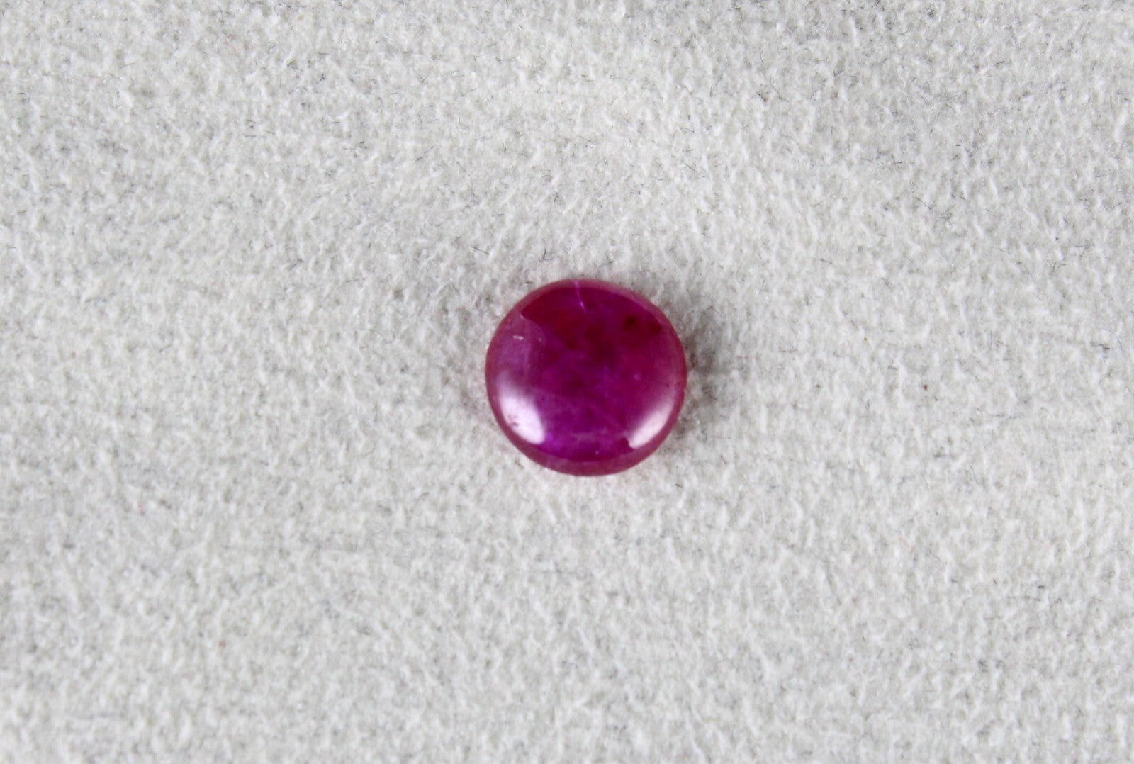 Certified 8 Mm Natural Burmese Ruby 1.73 Ct Round Cabochon Sterling Silver Ring