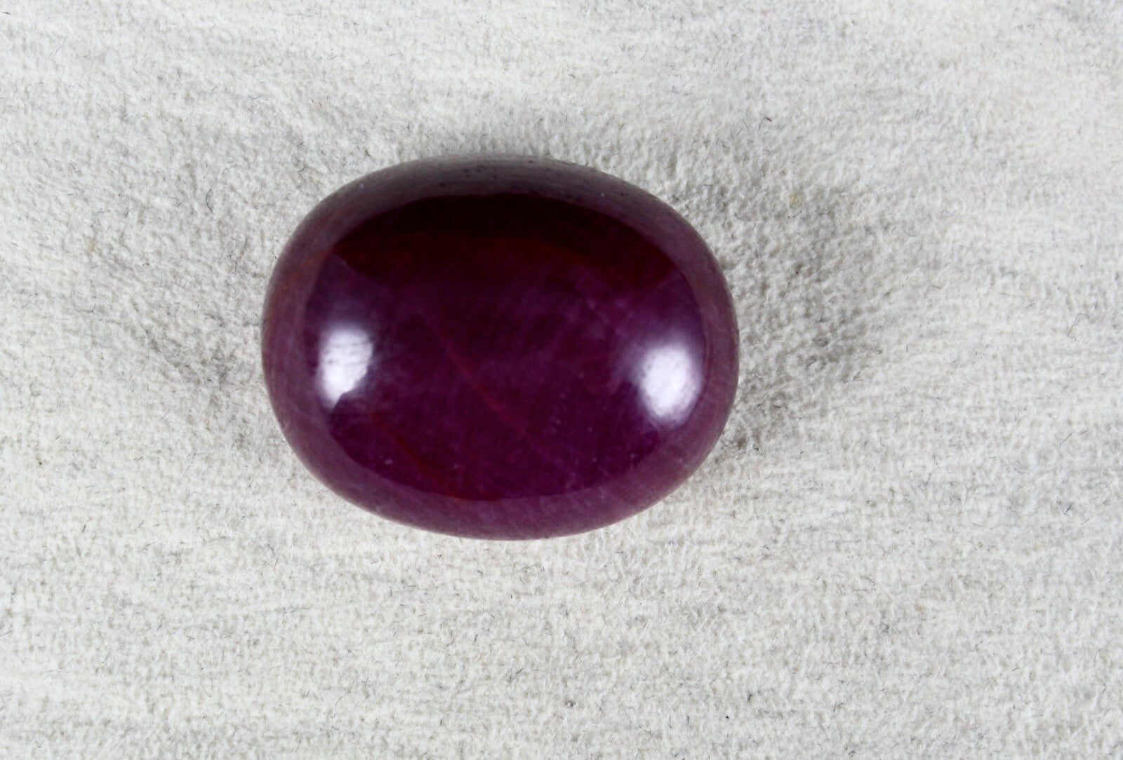 Certified Natural Ruby Oval Cabochon 76.77ct Untreated Gemstone Ring Pendant