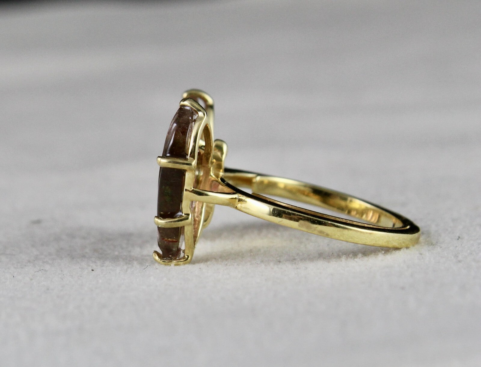 Tourmaline Multi Colour Butterfly 10ct Party Ring 925 Sterling Silver