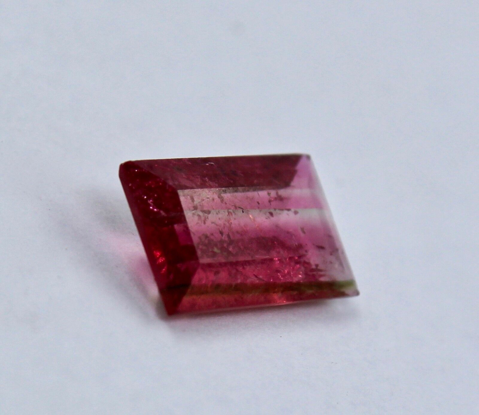 NATURAL MULTI PINK TOURMALINE RECTANGLE CUT 3.48 CTS GEMSTONE FOR RING PENDANT