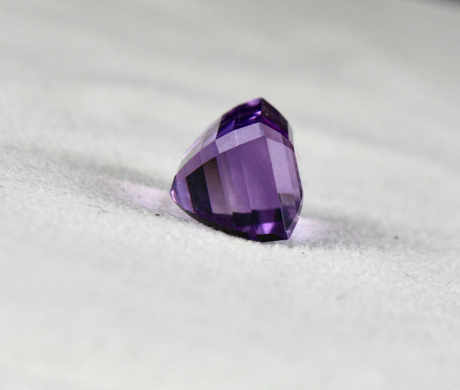 Natural Amethyst 17.54 Ct Octagon Cut 17x11mm Gemstone Pendant Ring