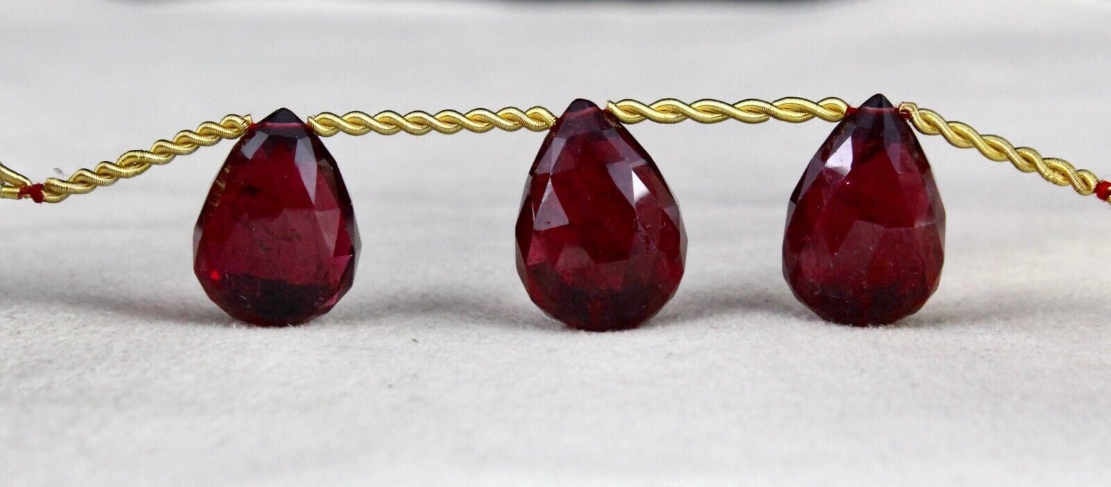 NATURAL PINK TOURMALINE RUBELLITE DROPS 57.40 CARATS GEMSTONE PENDANT EARRING