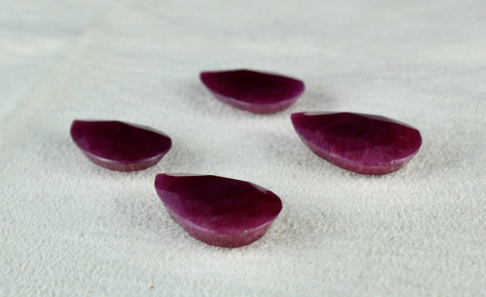 Certified Natural Untreated Ruby Pear 60.06 Ct Gemstone Earring Pair Design