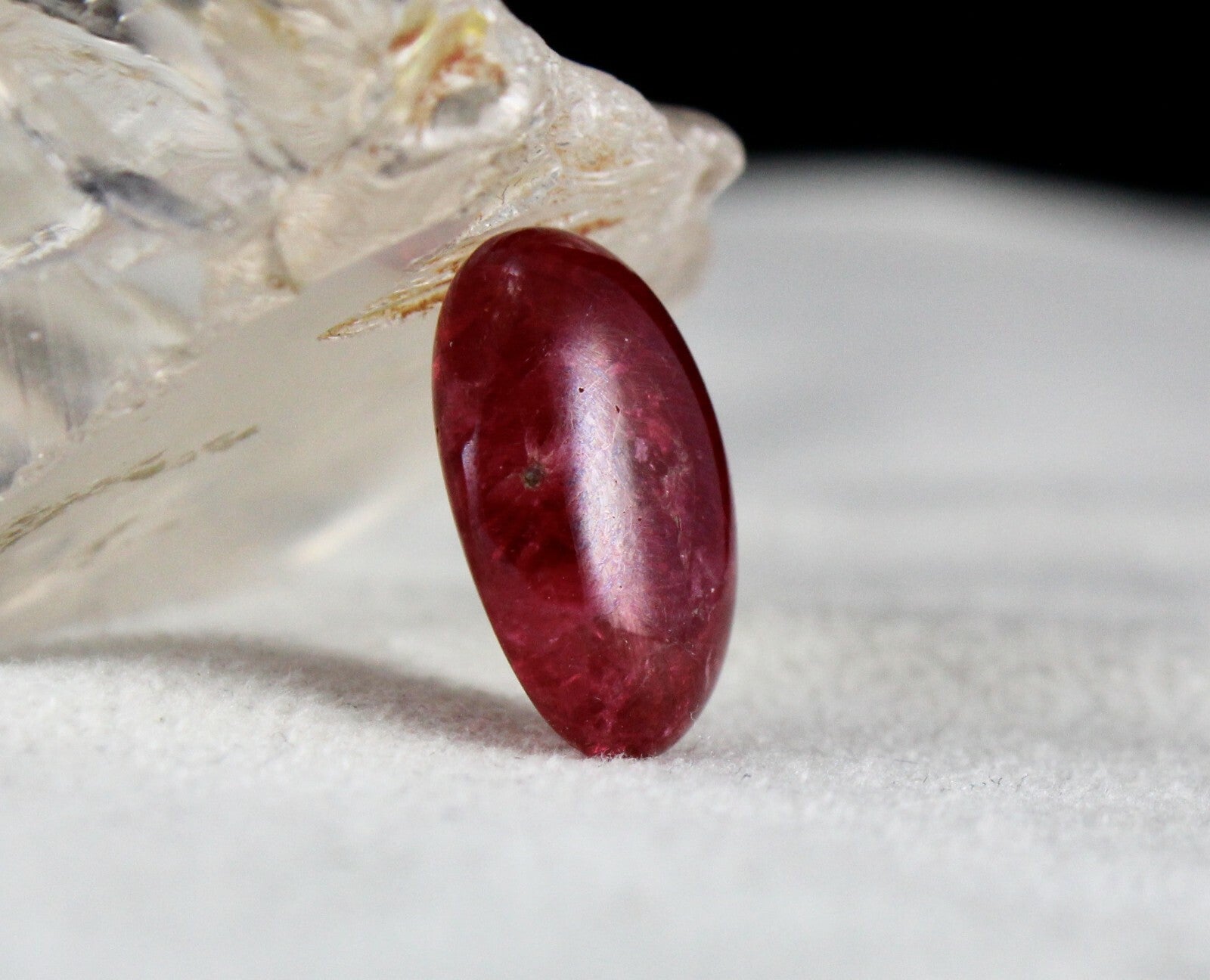 Certified Natural Red Spinel Cabochon 18x13mm 16.12ct Gem Ring Pendant