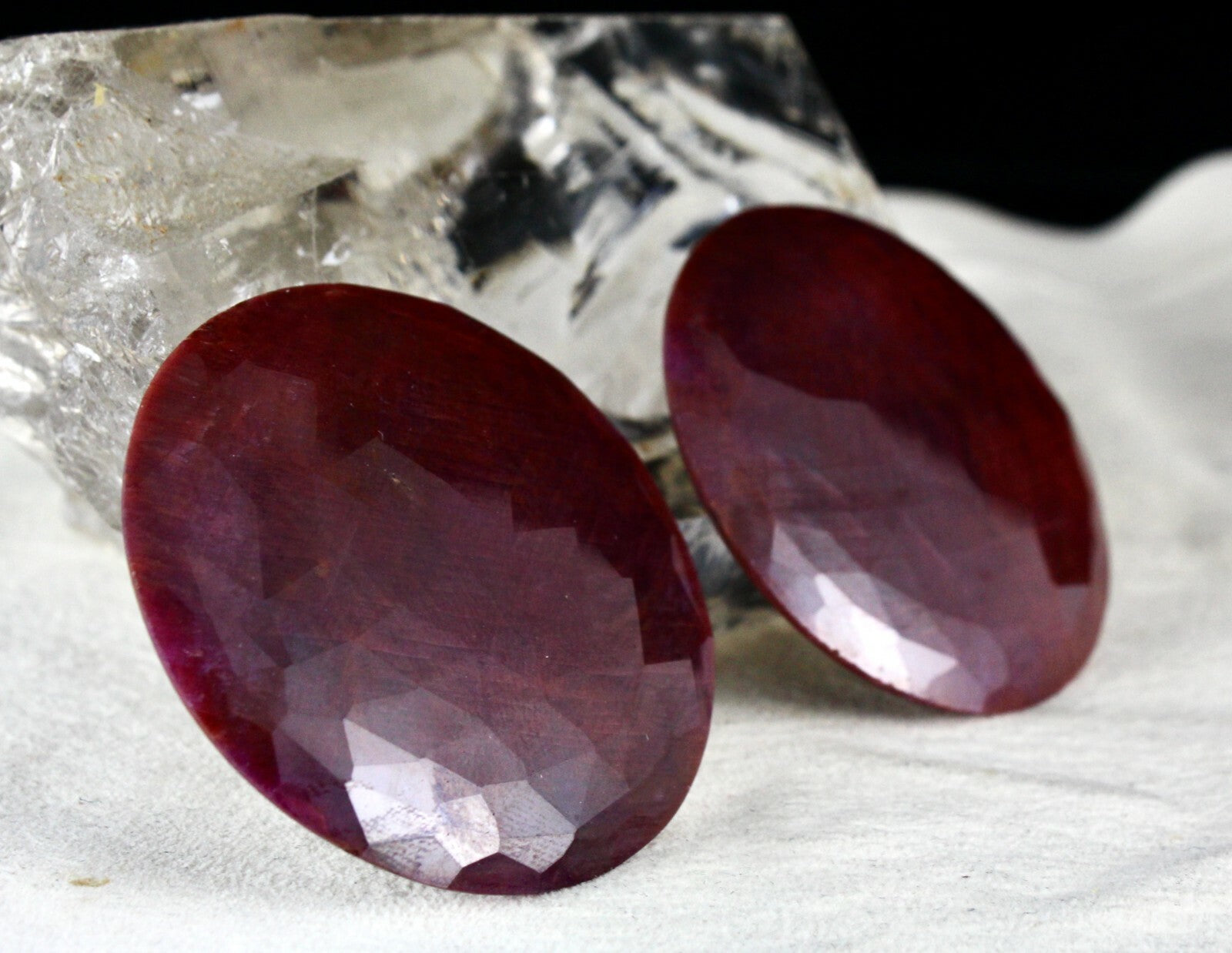 Certified Natural Ruby Round 340 Ct Gemstone For Earrings Or Pendant Design