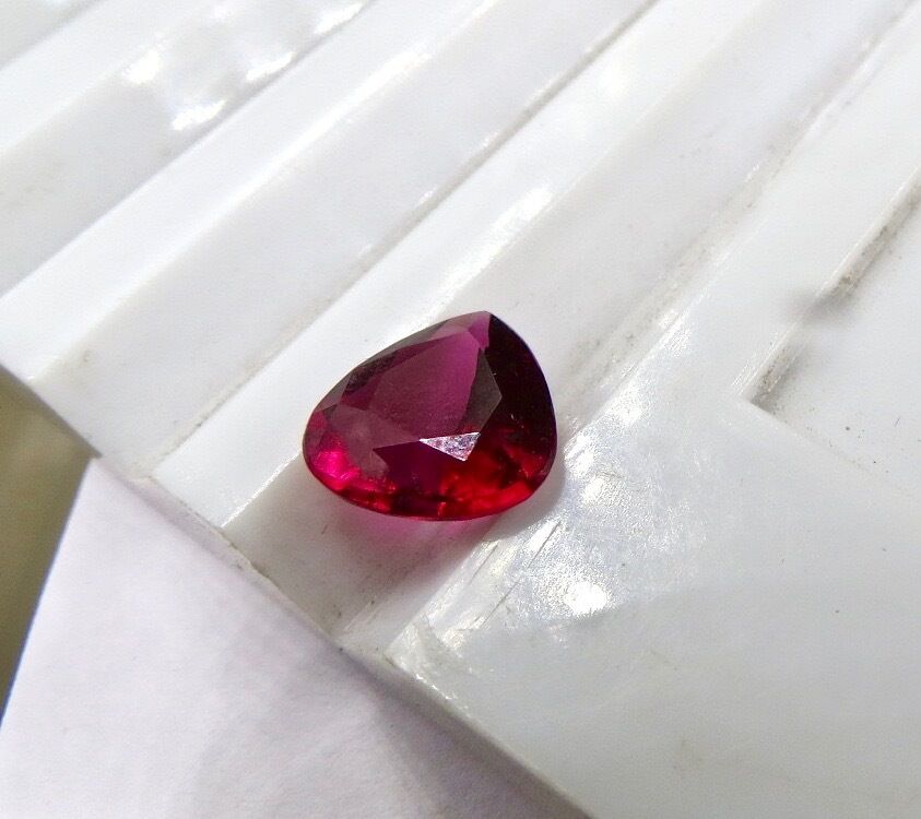 NATURAL PINK TOURMALINE RUBELLITE HEART CUT 2.84 CTS GEMSTONE FOR RING PENDANT