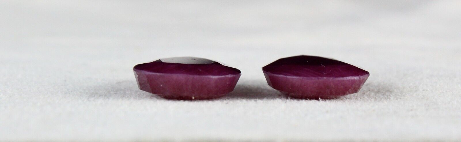 NATURAL UNTREATED RUBY PEAR CUT 2 PCS 36.58 CTS GEMSTONE PAIR DESIGNING EARRING