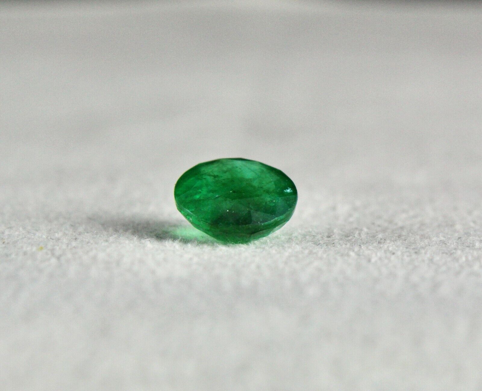 Natural Zambian EMERALD Round Cut 2.60 Carats 9 mm Loose Gemstone Pendant Ring