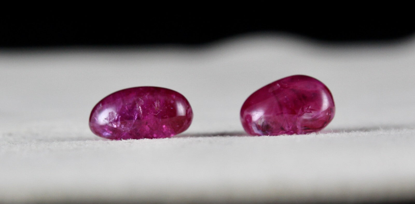 Certified Top Burmese Ruby 11 Ct Fancy Cabochon Pair Earring