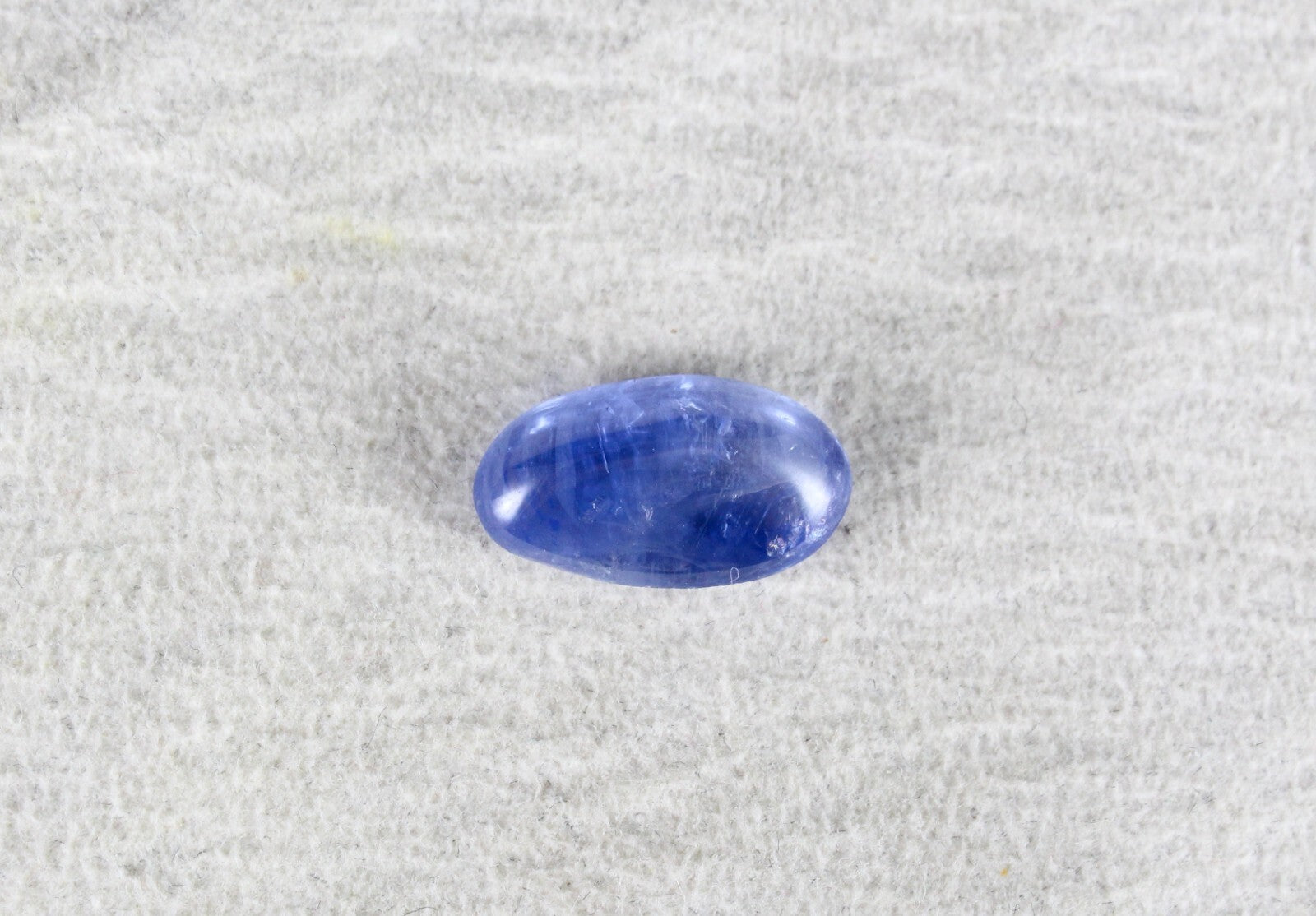 Certified Natural Blue Sapphire 6.87 Ct Oval Cabochon Gem For Ring Pendant