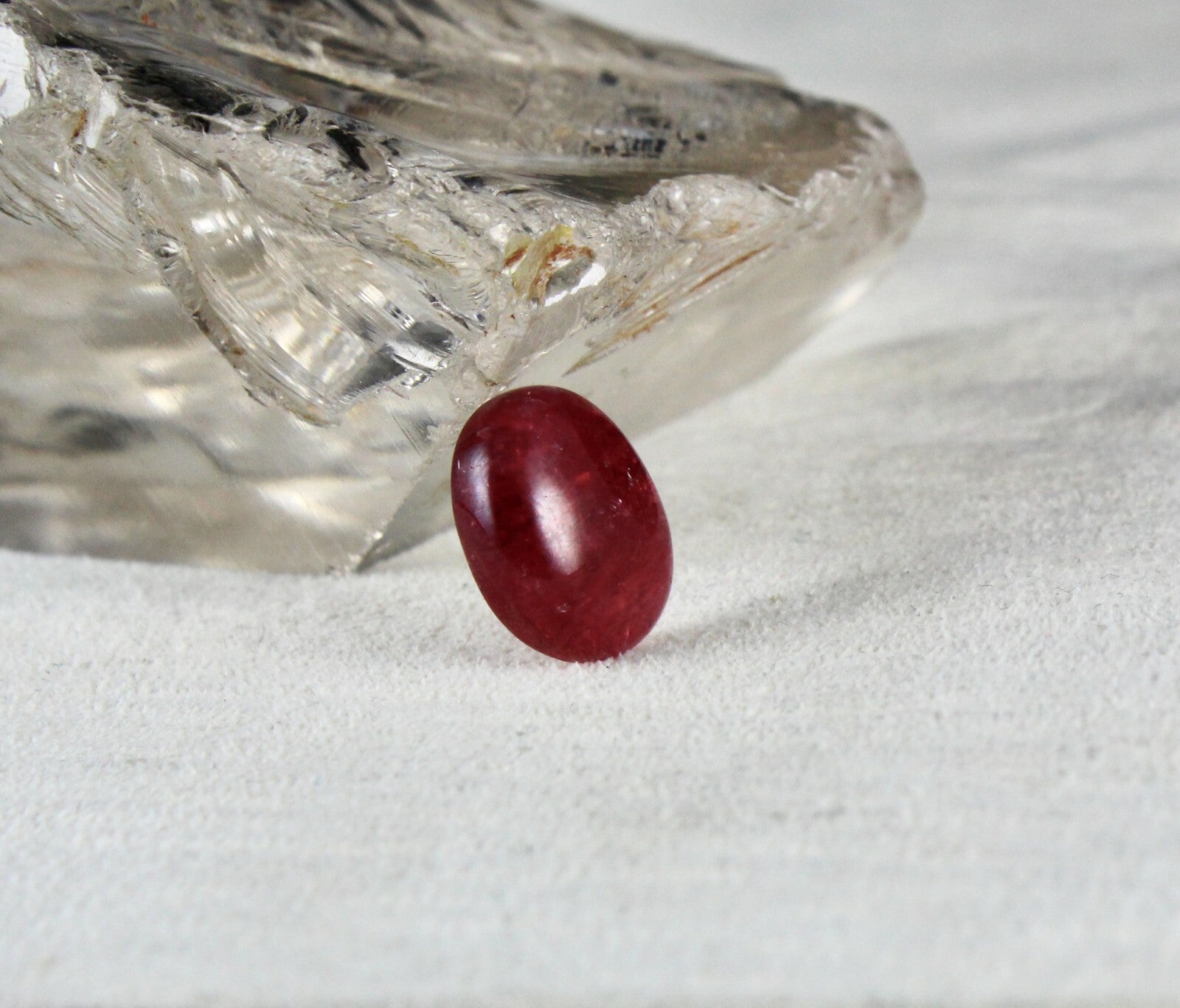 Certified Natural Red Spinel 16x12mm Oval 11.50ct Gemstone Ring Pendant