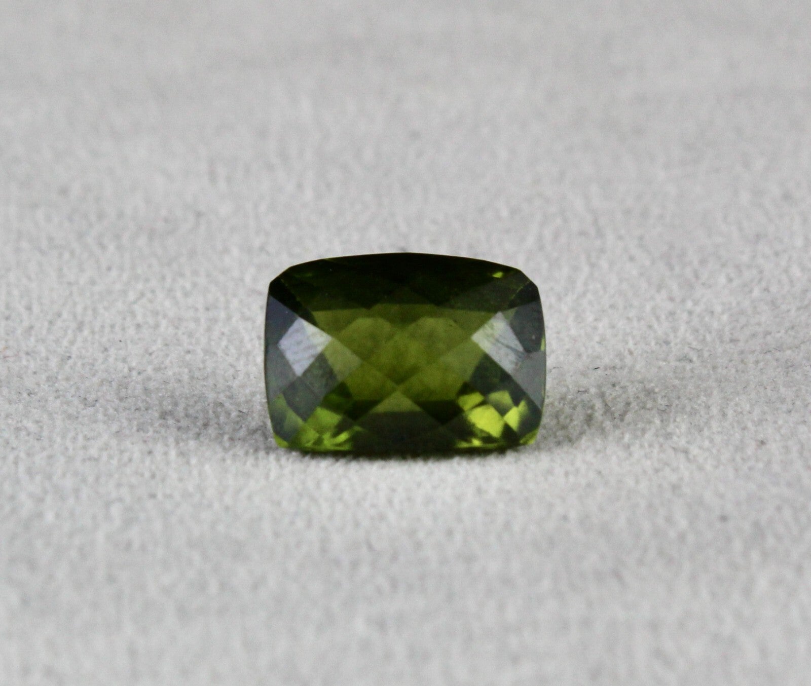Green Vesuvianite Idocrase Gemstone Ring/pendant Cushion Cut 11.20 Ct