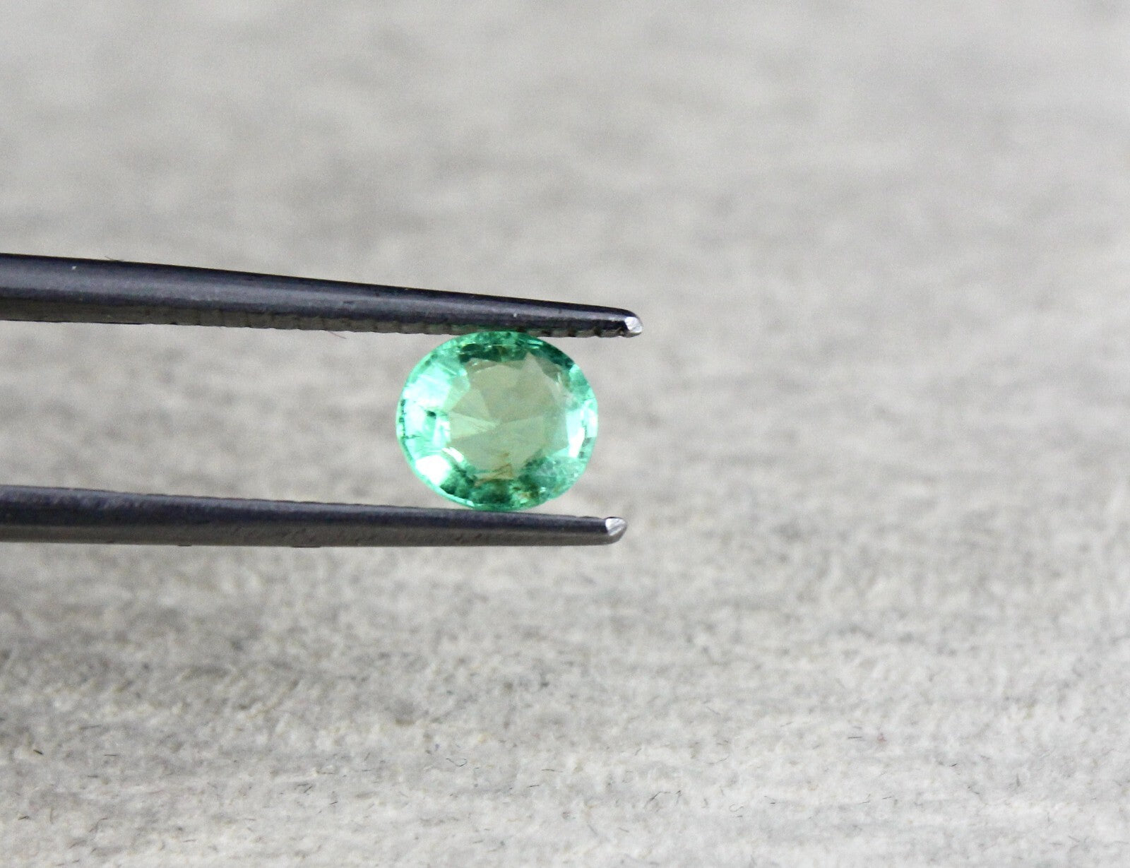 Natural Colombian Emerald 1.76 Ct Pear Oval Gemstone Pendant Ring 2 Pcs