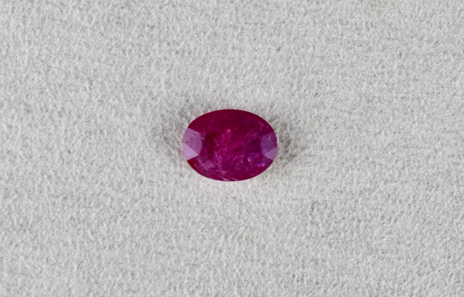 Certified Natural Ruby 4.95 Ct Oval Cut Unheated Mozambique Stone Pendant