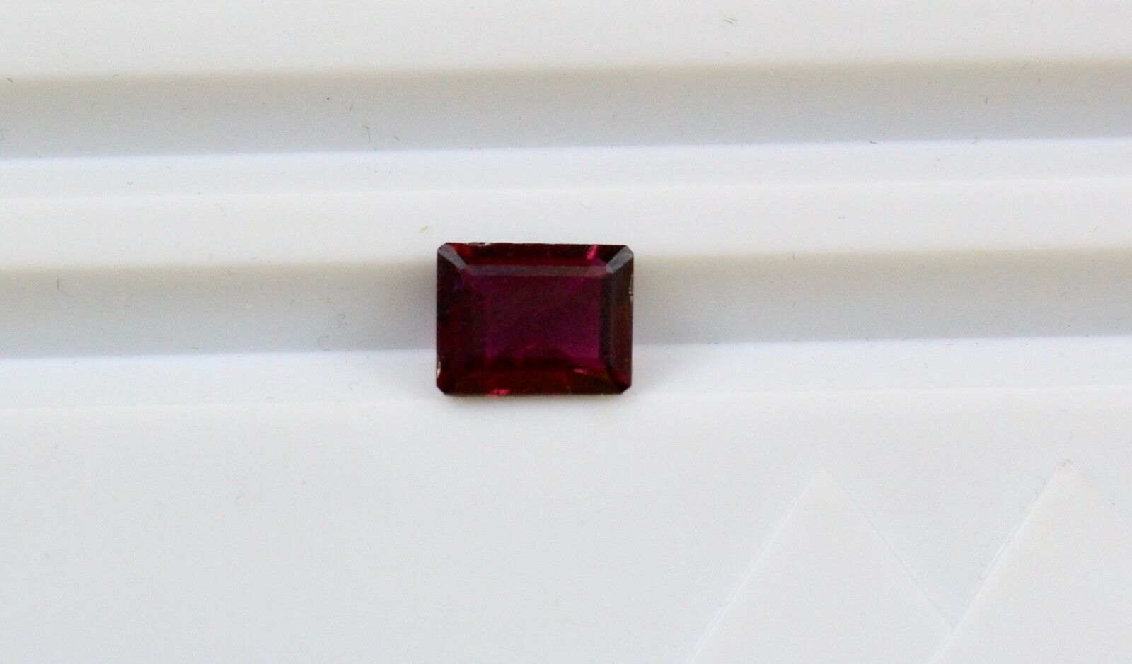 NATURAL RUBELLITE RED TOURMALINE 11x9 MM OCTAGON CUT 4.43 CARATS GEMSTONE RING