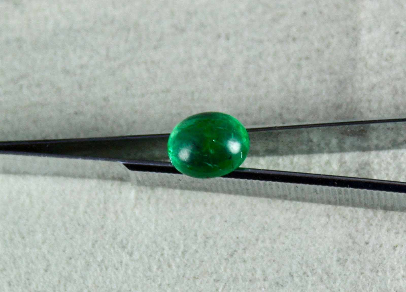 Certified Natural Zambian Emerald Oval Cabochon 3.71 Ct Gemstone For Ring